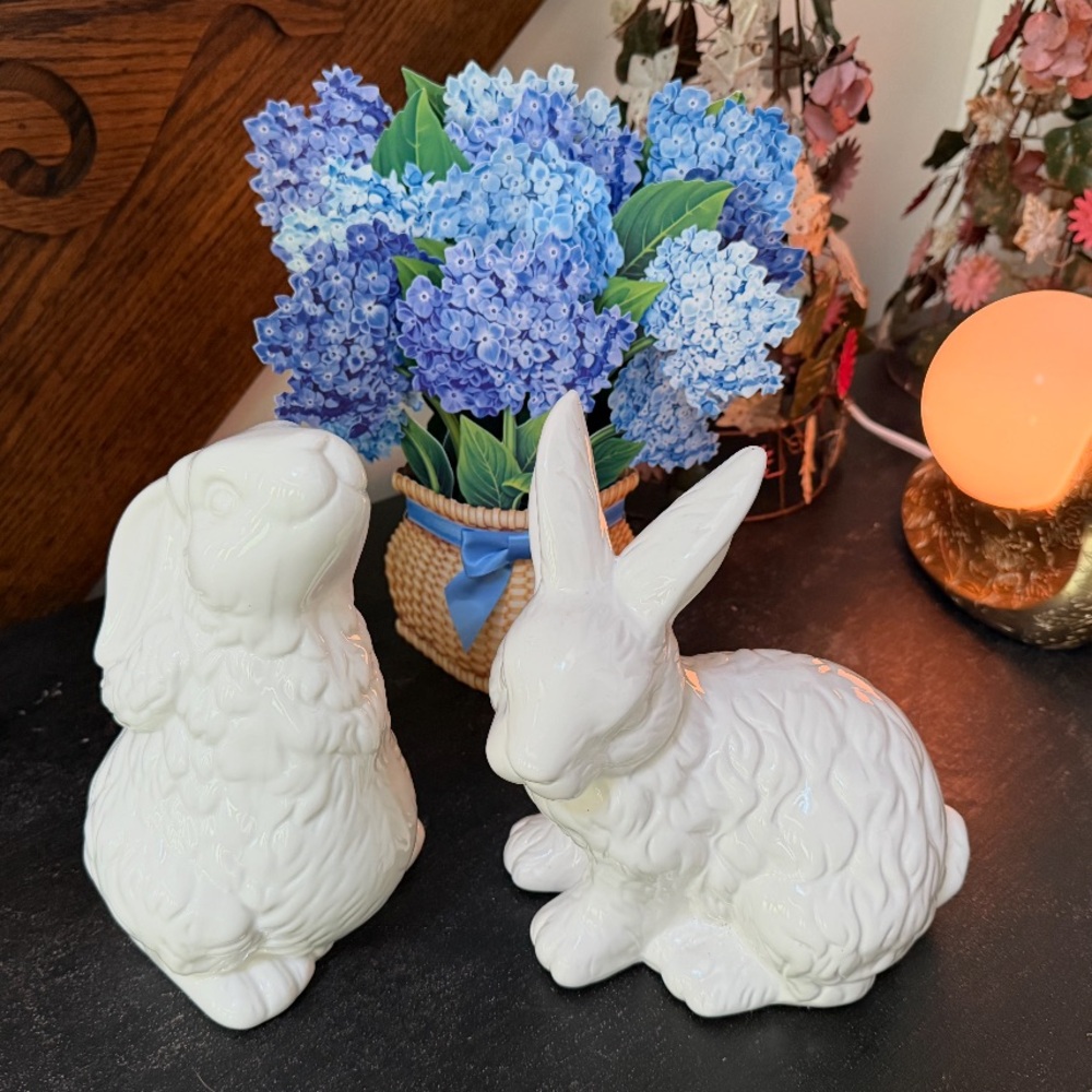 Nantucket Hydrangeas Life Size Paper Pop-up Flower Bouquet NWT